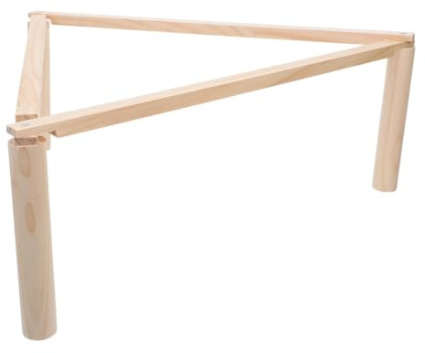 BESPORTBLE Percha Triangular de Madera para Gallinas y Aves en Criadero Escalera, sin Residuos Químicos, Adecuado para Promover Crecimiento Natural en Criaderos