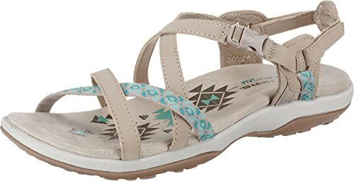 Skechers Reggae Slim - Vacay, Damen Slingback Sandalen, Beige (Taupe), 36 EU