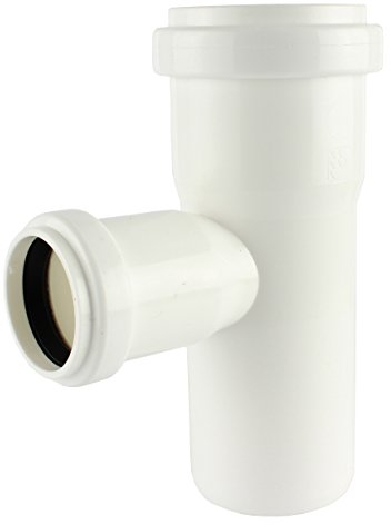 MKK – 19586 – ht rohrabzweig PP DN 32–50 Pièce en T 90 ° branches Raccord de dérivation Blanc