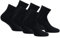 Slazenger 6 Paar Quarter Tech Socken - Frottee Einlegesohle - Damen - Schwarz - 39-42