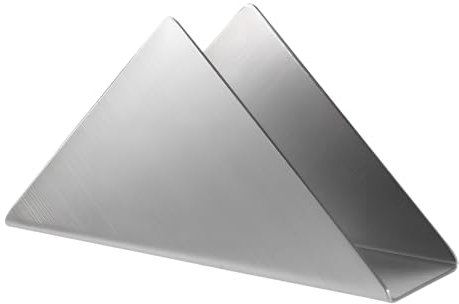 Disnace Distributeur de Serviettes de Cocktail en Acier Inoxydable, Porte-Serviettes de Table, Distributeur de Mouchoirs Autonome, Porte-Serviettes Papier, Support de Serviettes de Table (Argent)