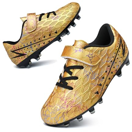 Boys Football Boots Shoes Kids Girls FG/AG Soccer Athletics Sport Shoes Training Shoes Running Shoes Teenager Indoor Outdoor Football Shoes Sneakers for Unisex