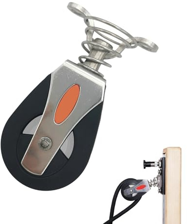 Puleggia in acciaio inossidabile - Pulegge a molla in nylon per pilates, attrezzatura per il fitness in acciaio inossidabile, pulegge per scatola da seduta per equilibrio in palestra | per gli appassi