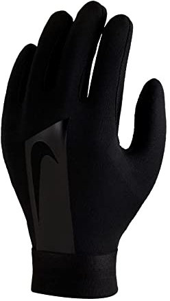 Nike Y Nk Acdmy Hprwrm, Guanti da Calcio Unisex – Adulto, Black/Black/Black, S
