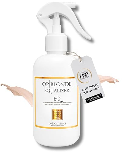 OP|BLONDE Equalizer | Spray Termoprotettore Capelli | Trattamento Professionale Capelli Danneggiati, Colore Brillante in 3 Minuti | Anticrespo Capelli Made in Italy 250 ml