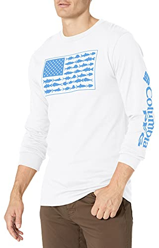 Columbia Men's Long Sleeve Tee Shirt Outdoors; Fishing; Camping; Hiking T-Shirt