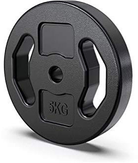 Plates Barbell Standard 1-tums Grip Viktskivor, Set med 2 plattor, Black Fractional Viktskivor Designad skivstång Gummi hantel Home 2,5 kg-10kg (Size : 5kg*2)