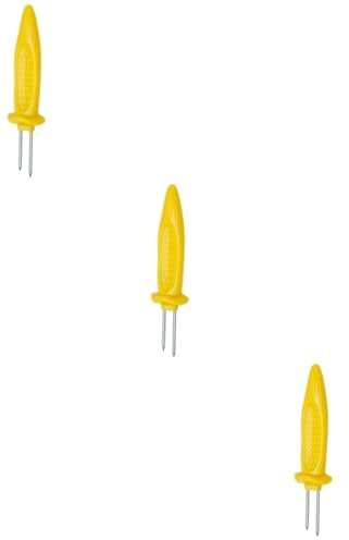 Mipcase 36 Pz Forchetta per mais barbecue grigliato per esterno barbecue da esterno porta pannocchie spiedini di mais forchette di mais barbecue strumenti per barbecue mini cartello