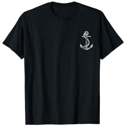 Cool Boat Nautical Design Men Women Boy Sailing Anchor T-Shirt