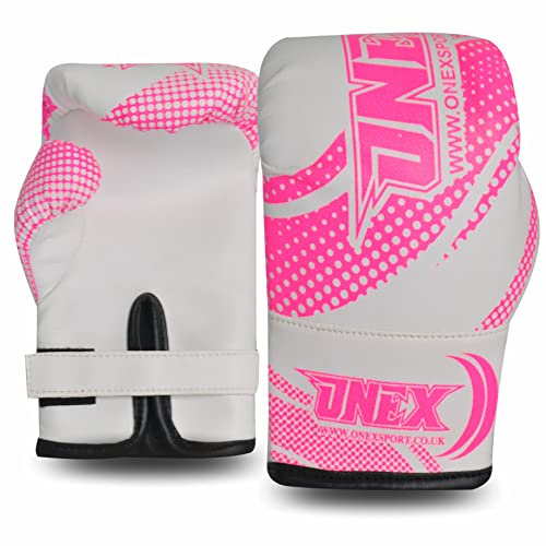 1x Kids Boxing Gloves, Pink, 2oz, PU, Training, Hook and Loop Closure, Boxing, Kid's Gloves