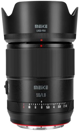 Meike 55mm F1.8 Pro Full Frame AF STM Lens Auto Focus High Resolution 8K Fixed Prime Portrait Lenses for Panasonic Lumix Sigma Leica L Mirrorless Camera S1 S1R S9 S1H S5 FP FPL SL SL2 T TL TL2