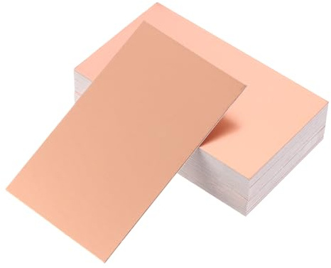 QUARKZMAN 100 visitkort på kartong 3,5 tum x 2 tum tomma visitkort för laserskrivare litet brevkort graffiti scrapbooking gör-det-själv papper, roséguld