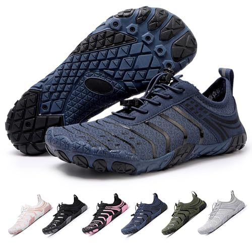 Hike Barefoot Shoes for Men and Women, Unisex Barefoot Water Shoes, Breathable, Non-Slip, Hiking Shoes for Athletic Wide Toes, Shoes for Hiking, Walking, Running, Yoga and Water Sports