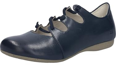 Josef Seibel Donna Ballerine con Cinturino Fiona 04, Signora Ballerine,Larghezza G (Normale),Elastico,alla Moda,Ballerine,Blu (Ocean),39 EU / 6 UK