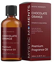 Mystic Moments | Chocolate Orange Fragrance Oil 100ml | Rich Cocoa & Zesty Citrus Aroma for Candles, Soap & Diffusers | Warm Uplifting Scent