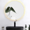 homewell Badspiegel rund Wandspiegel mit Beleuchtung Spiegel Badezimmer mit Touch-Lichtschalters Lichtspiegel Warmes Licht (Φ60cm)