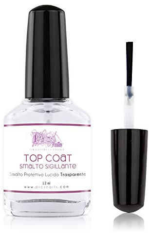 Top Coat Brillant Vernis à Ongles 12 ml - Séchage Rapide, Brillant, Vernis Transparent pour Longue Tenue de la Manucure et Pédicure, Sans Lampe UV, Manucurist Top Coat