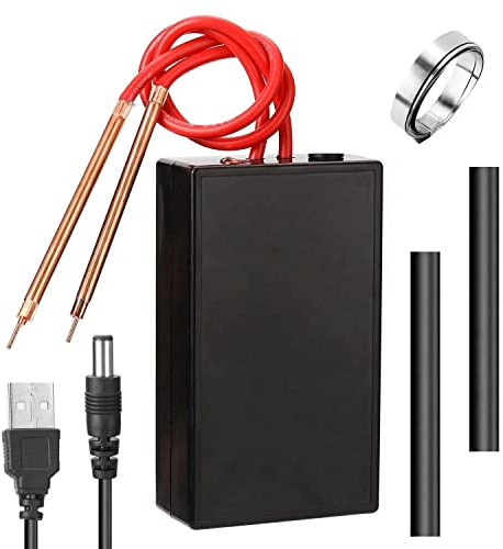WANGCL 18650 Soldador por puntos de batería, Máquina de soldadura por puntos, Mini herramienta portátil de soldador por puntos Juego completo de bricolaje Soldadura por puntos Mini Herramienta