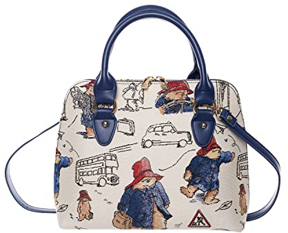 Signare Gobelin-Handtasche mit Paddington-Bär-Design (wandelbare Tasche)