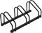 WOLTU Bike Stand for 2/3/4/6 Bikes, Floor or Wall Mounted Bicycle Rack, Cycle Parking Stand Rack for Garage Storage, Metal Bike Rack Outdoor,Black
