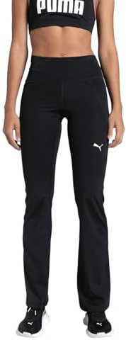 PUMA Unisex W TAD Essential HW Bootcut Pant Gestrickte Hosen, PUMA Black, XS