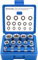 DAKCOS 14-tlg. Außen Torx Nuss Set Steckschlüssel Satz 1/4 3/8 und 1/2 Stecknüsse E4, E5, E6, E7, E8, E10, E11, E12, E14, E16, E18, E20, E22, E24 aus CR-V mit mattierter Chromoberfläche