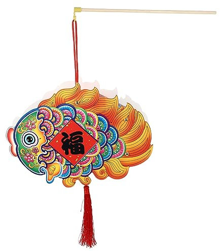 UKCOCO Cartoon Fish Lantern Decorative Paper Boys and Girls Portable for Party Festive Hanging