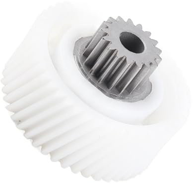 Keenso Remplacement du Pignon d'engrenage du Hachoir à Viande, Pièce de Rechange en Acier Inoxydable et en Plastique pour Hachoirs à Viande Domestiques, Ajustement Universel 2x1,3x0,8 Pouces,