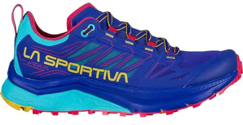 LA SPORTIVA 46C402602 Damen Traillaufschuhe, Hibiscus/Malibu Blue, 38.5 EU