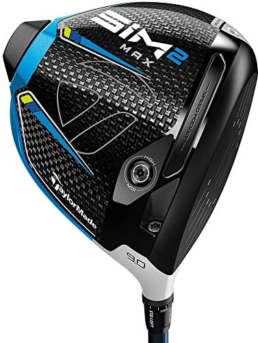 TaylorMade Golf SIM 2 MAX DRIVER 10.5 DEGREE MENS LEFT HAND GRAPHITE REGULAR