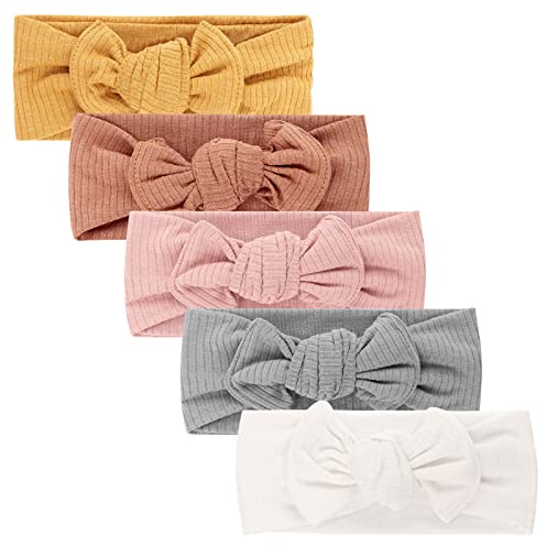 DRESHOW Baby Girl Nylon Headbands Newborn Infant Toddler Hairbands and Bows Child Hair Accessories