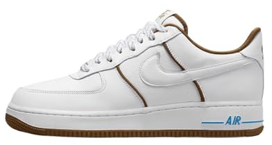 Herren Nike Air Force 1 '07 LX - FN5757-100, Weiß/Light British Tan/Photo Blue/White, 44.5 EU