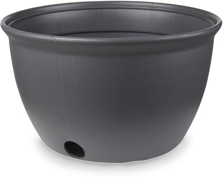 Mighty Tuff Dekorativer Gartenschlauch-Aufbewahrungstopf, robuster Halter, stilvolle Schlauchaufbewahrung für 30,5 m Standardschlauch oder 91,4 m ausziehbaren Schlauch