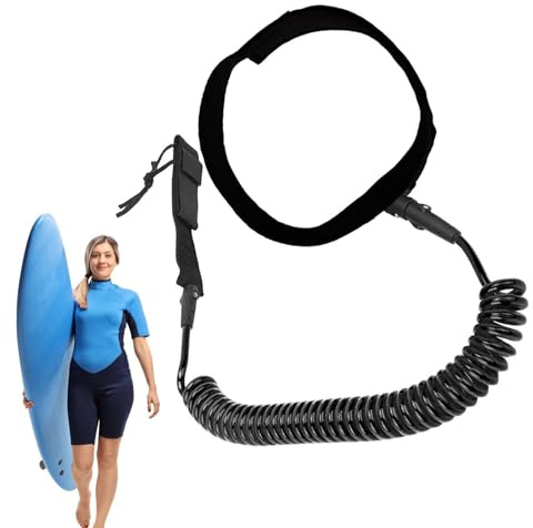 Corda per wakeboard – 1,4 m regolabile in vita, corde da sci – per acqua, kayak, bodyboard, imbarco, nuoto, moto d'acqua all'aperto