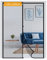 Yotache Moustiquaire Porte Fenetre 120 x 220 cm, Moustiquaire Baie Vitree Coulissante, Maille Ultra Fine, Bande Adhésive Fermeture Automatique, Sans Perçage