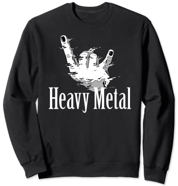 Fourchette à frites en métal Mano Cornuta en métal à main Sweatshirt