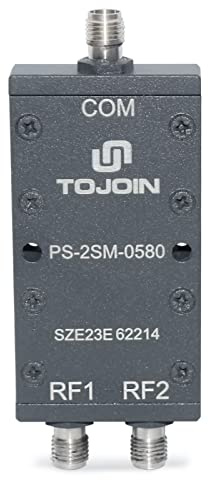 TOJOIN Répartiteur D'alimentation Passif 2 voies Pour Connecteurs SMA Répartiteur de Câble Coaxial 0.5-8 GHz pour Appareils de Mesure RF/Micro-ondes - Répartiteur Coaxial(PS-2SM-0580)