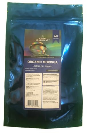 Pure Organic Moringa Oleifera Capsules