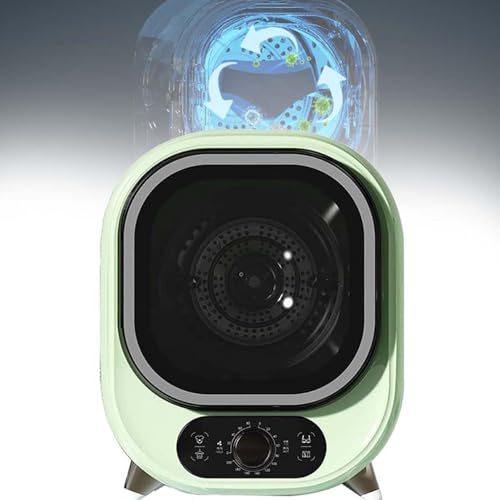 URJWAN Tragbarer Kondens-WäSchetrockner, Freistehender Kondens-WäSchetrockner, Kompakt Und Tragbar, 35 Dezibel Trocknung, Zwei Temperaturkontrollsonden,A-110V