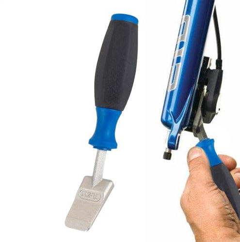 Ghjkldha di Spinta a pistone per Ciclismo, Strumento Antiscivolo per pressa a Disco 'Olio Idraulico, spalmatore a pistone Blu con Manico, Strumento di Riparazione Portatile per Mountain Bike,