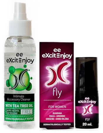 Rengöringspaket tillbehör och menstruationskopp + intim gel för kvinnor med kall och varm effekt | Vegan och dermatologiskt testad