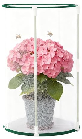 Pruojhw Cage à papillons | Cage respirante avec fermeture éclair pour terrarium et extérieur, tente de croissance maison à chenilles – pour le jardin, la cour, la terrasse, le balcon et