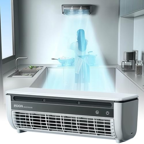 Aire acondicionado portátil con carga inalámbrica, instalación montada en pared para uso en cocina, dormitorio y oficina