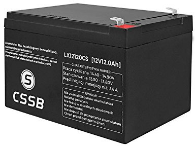 CSSB batterie à gel, AGM, accumulateur de gel, 12.0V