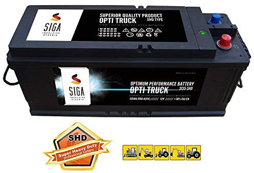SIGA LKW Batterie 135Ah Starterbatterie Schlepper Traktor Trecker Bagger Frontlader