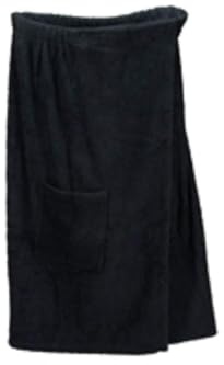 ARTG Towelzz® XXL Kilt de Sauna pour Femme (Taille jusqu'à 170 cm) – Noir