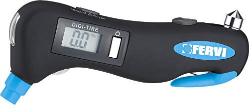 Fervi MISURATORE di Pressione Pneumatici E Emergenza Auto 0543