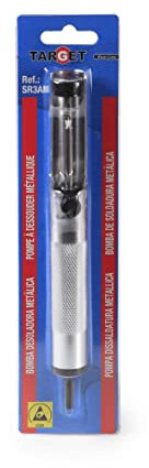 TARGET SR3AN - Bomba Desoldadora - Manual - Estaño - Limpiador - Metálica - Soldadura - Profesional