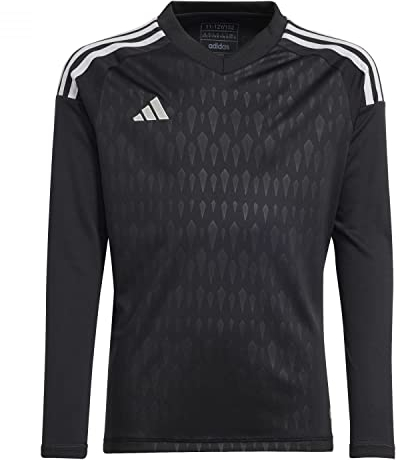 Adidas Unisex Kids Jersey (Long Sleeve) Tiro 23 Competition Long Sleeve Goalkeeper Jersey, Black, HK7691, 116