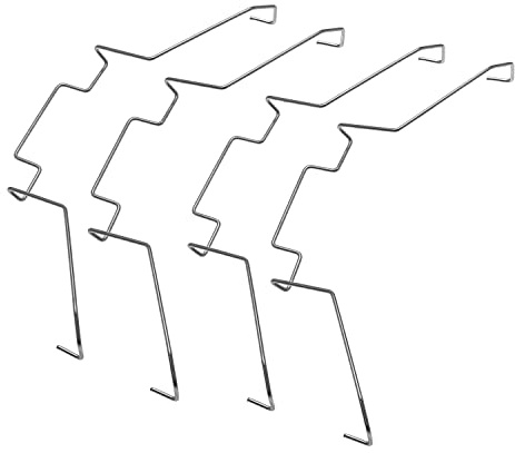 DGHAOP 4 st dator moderkort CPU kylarfläkt fixeringsklämma datorkylning tillbehör, 12 cm trådspänne övre krok typ